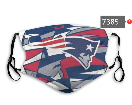 NFL 2020 New England Patriots #45 Dust mask with filter